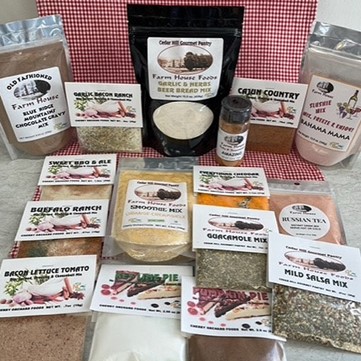 savory dip mixes, dessert mixes, and more